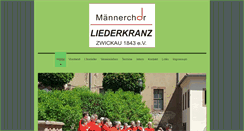 Desktop Screenshot of liederkranz-zwickau.org